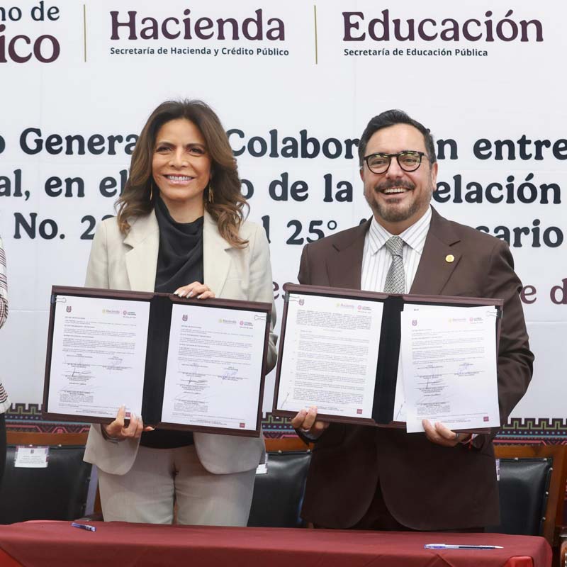 Firman convenio IPN y Lotería Nacional; develan billete para conmemorar Archivo Histórico politécnico